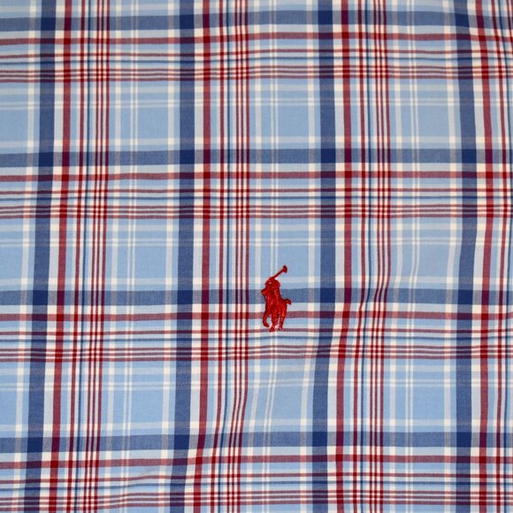 Ralph Lauren Classic Fit Short Sleeve Plaid Button Down Shirt Sz 2XLT - Picture 3 of 4